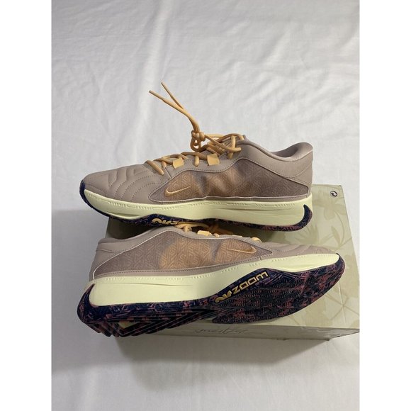 New Mens Size 14 Fossil Stone Nike Zoom Freak 5 Basketball Shoes DX4985 200 main image 5